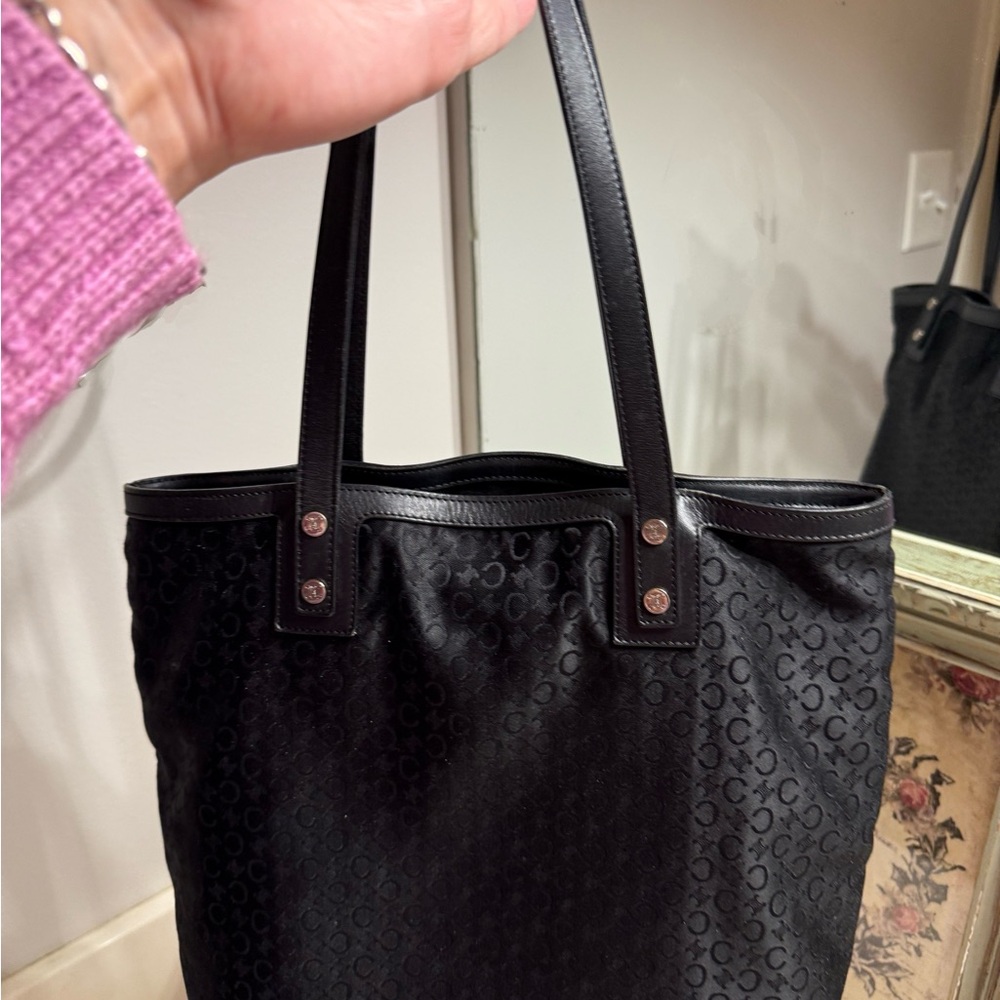 CELINE monogram Black Tote Bag/MAKE OFFER. Small shoulder bag, clean condition.